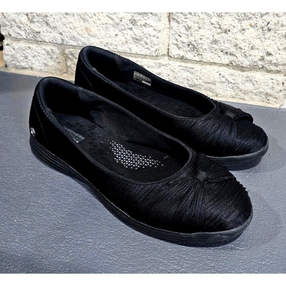 Skechers Bella Skimmer Flats On the Go Dreamy Air Cooled Googa Mat Womens Sz 9.5
